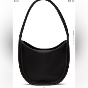 Brand new Korean black leather shoulder bag